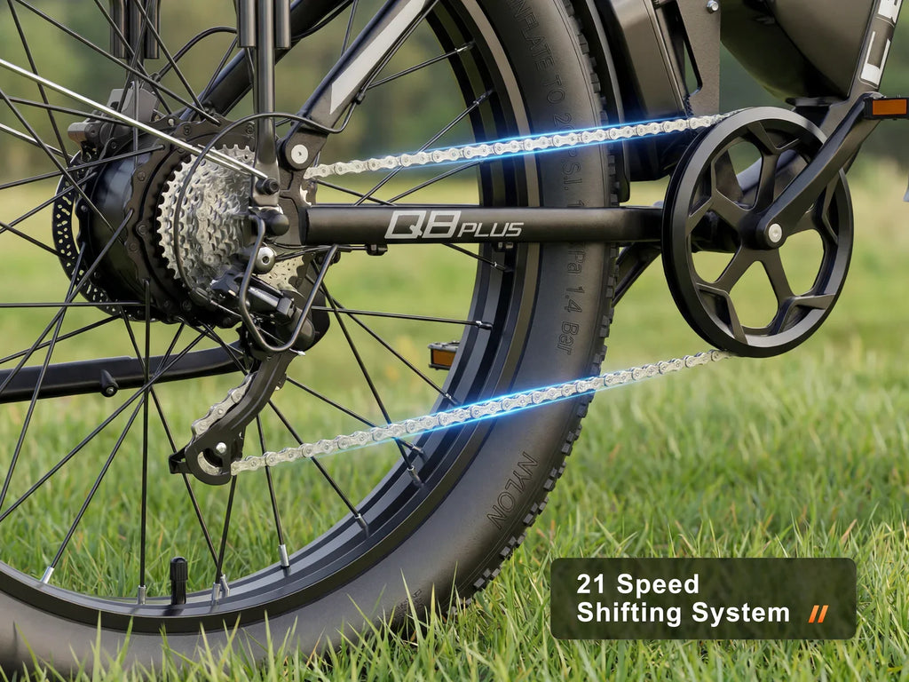 NEW Q8PLUS 5000W adult electric bicycle, 45MPH dual motor