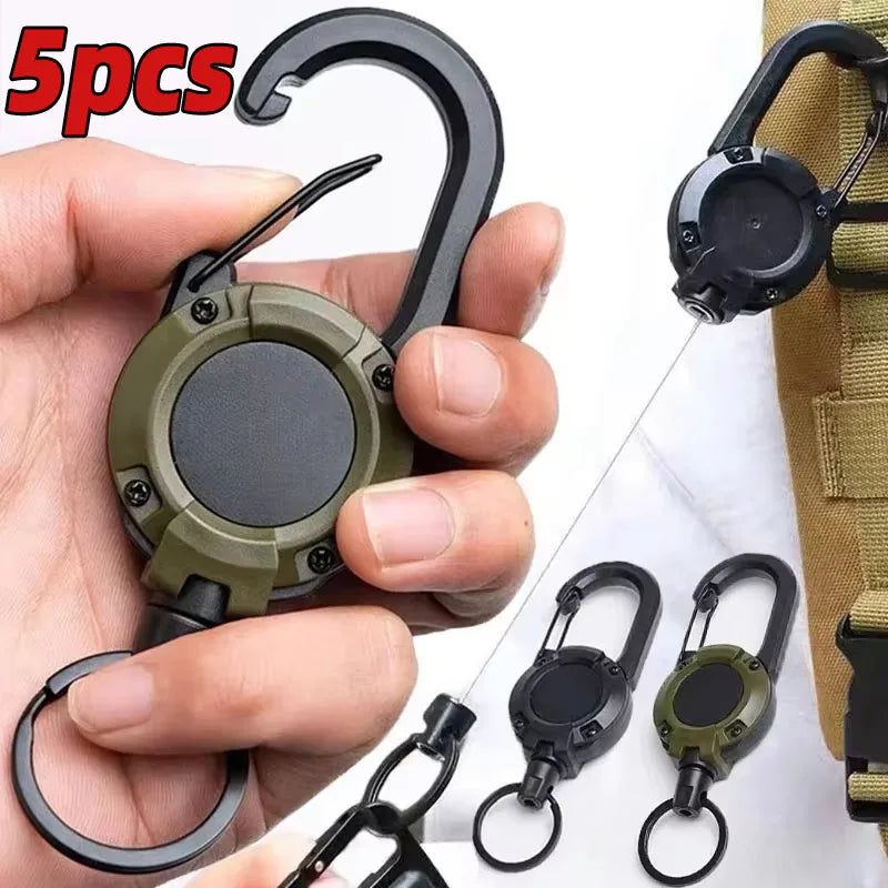 Retractable Heavy Duty Pull Reel Carabiner