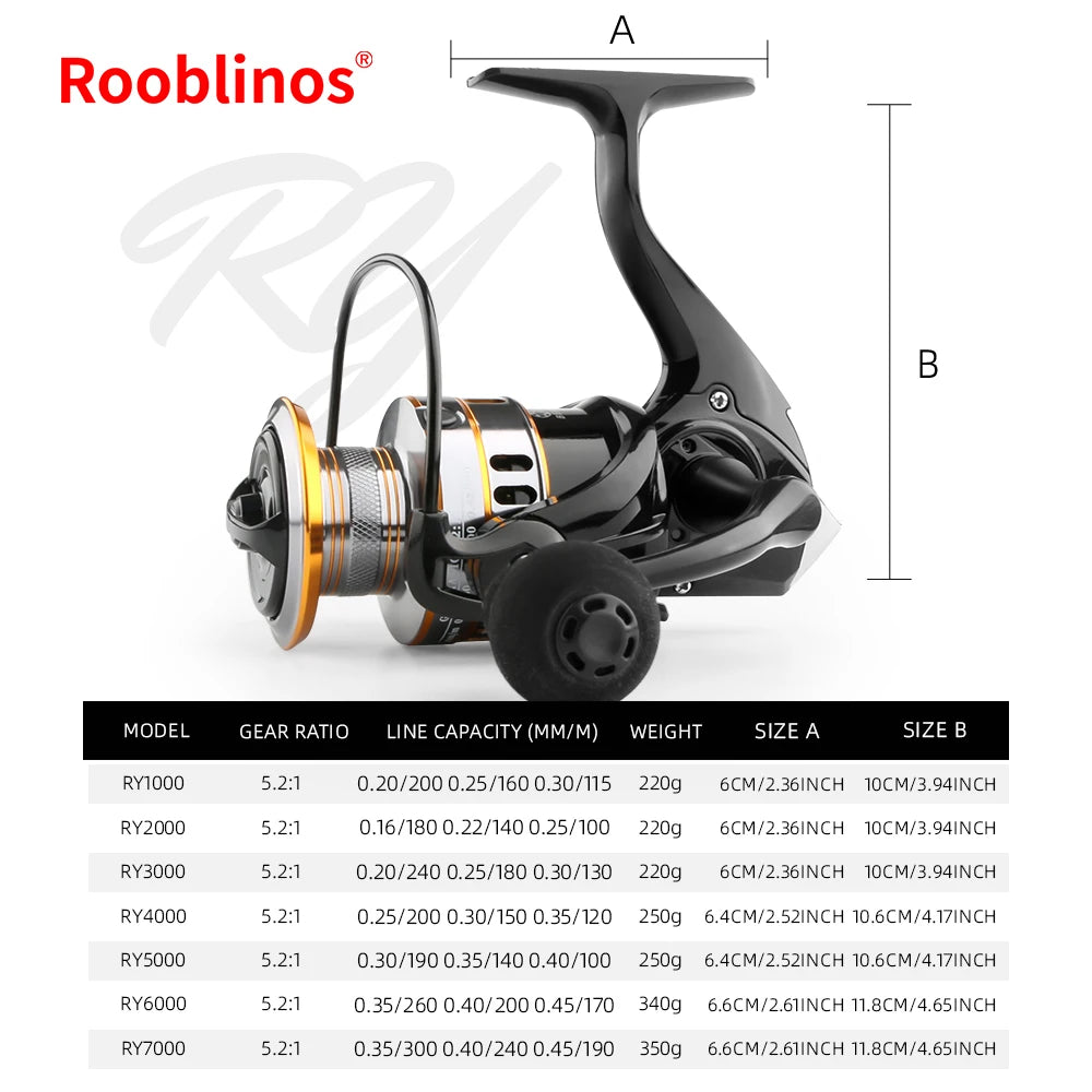 Spinning Fishing  Reel 5.2:1