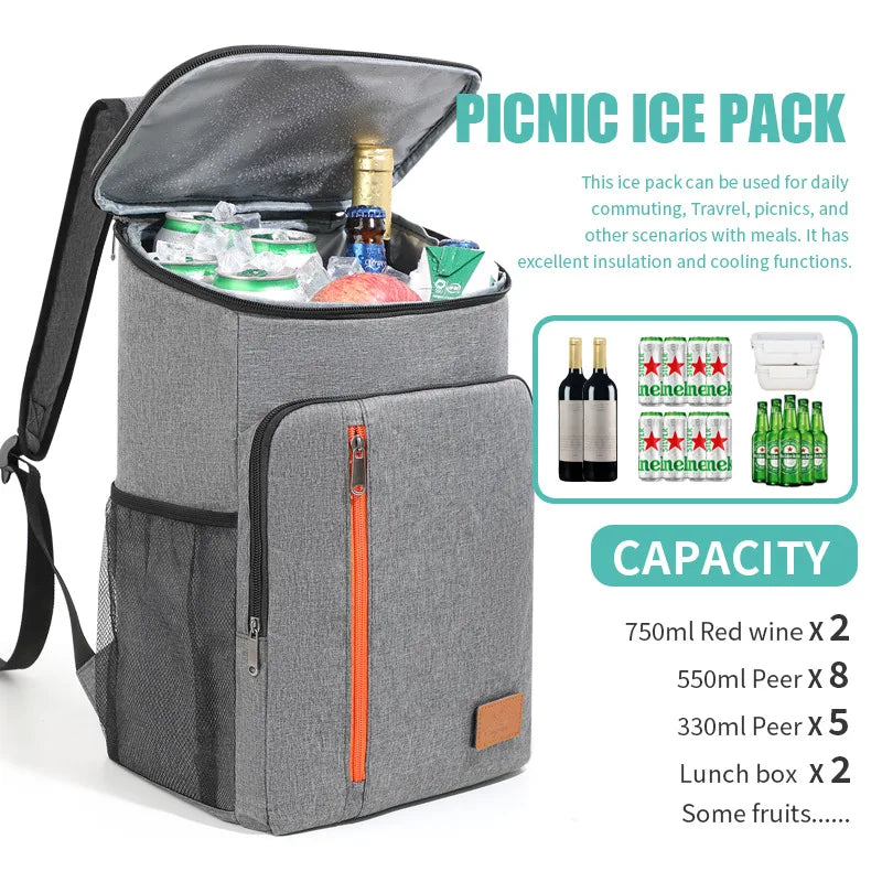 18L Portable Thermal  Food Box  Waterproof Cooler