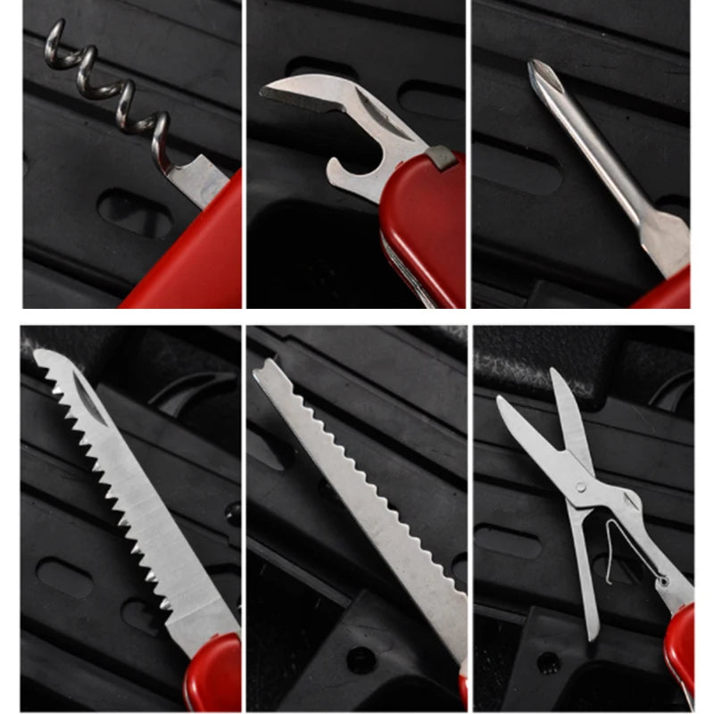 Swiss Folding Knife Stainless Steel  Survival Knife