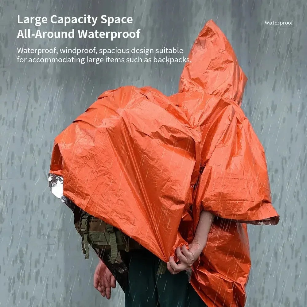 Poncho Waterproof Rainwear B Camping Equipment
