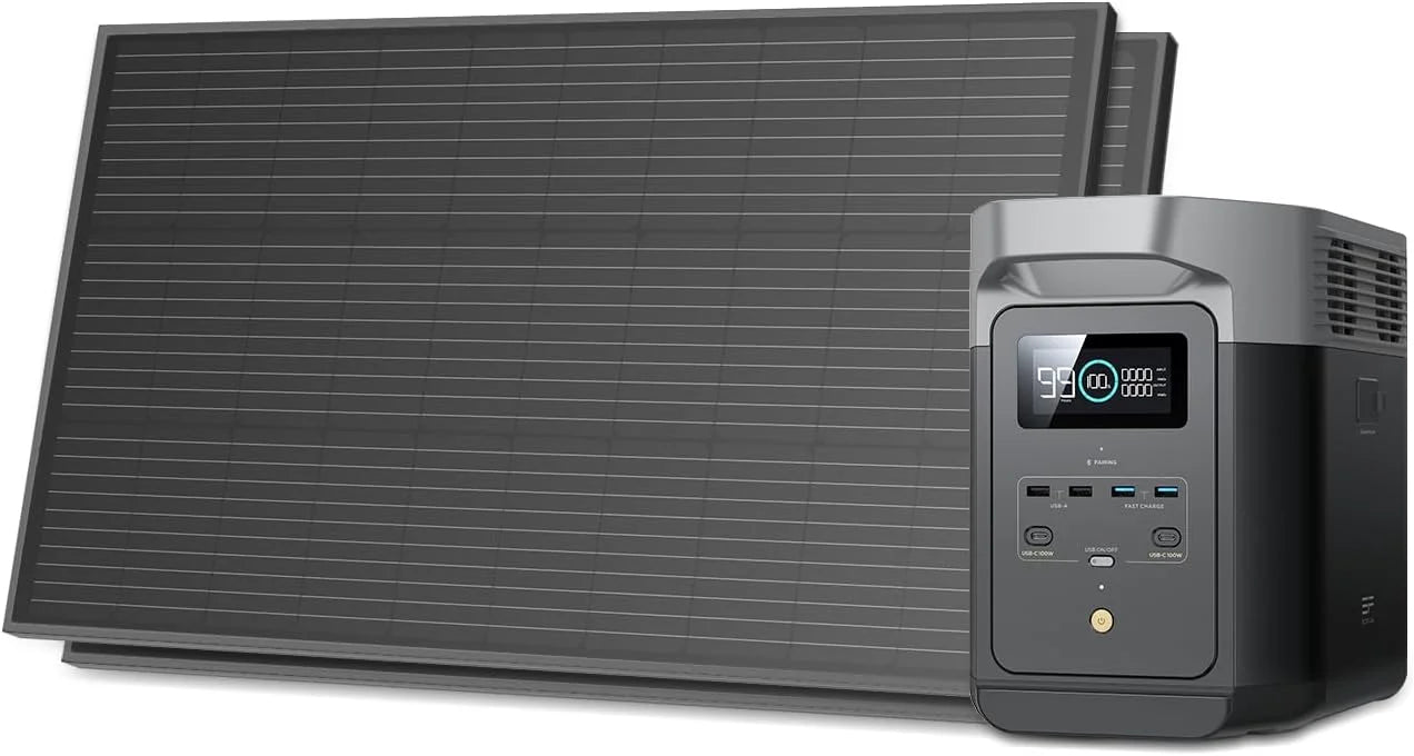 Solar Generator  Portable Power Station, 1800W