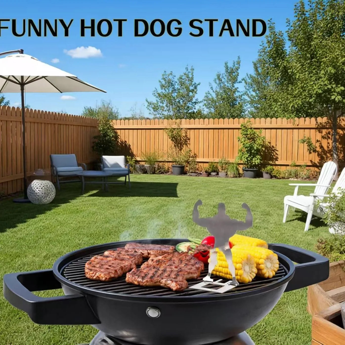 Easy-to-Clean  Strongman Hot Dog Grill Camping Supplies