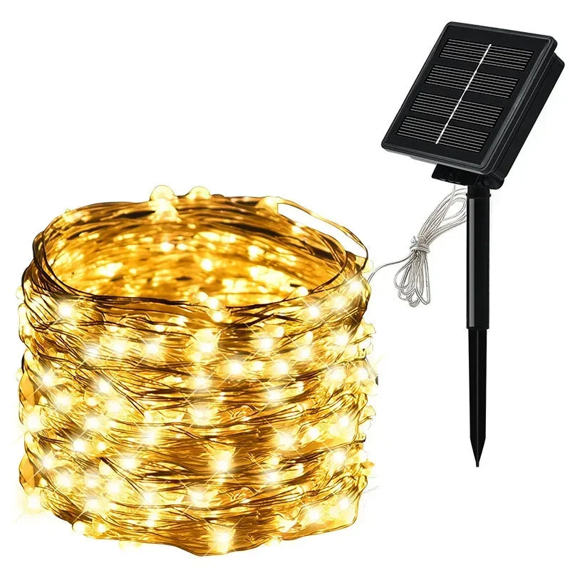 7M/12M/22/32M Solar Led Fairy String Lights