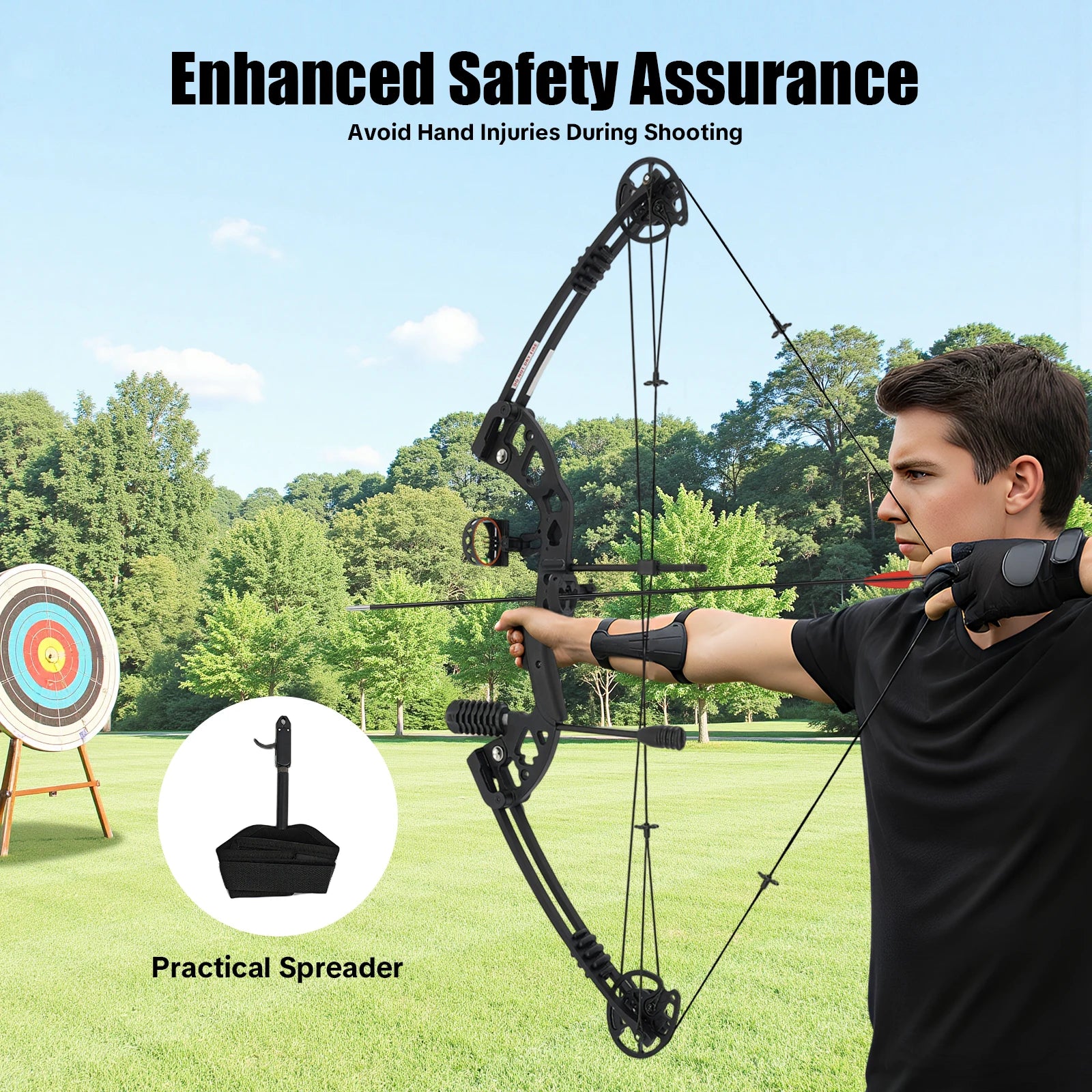 Right Handed Compound Bow Arrows Set