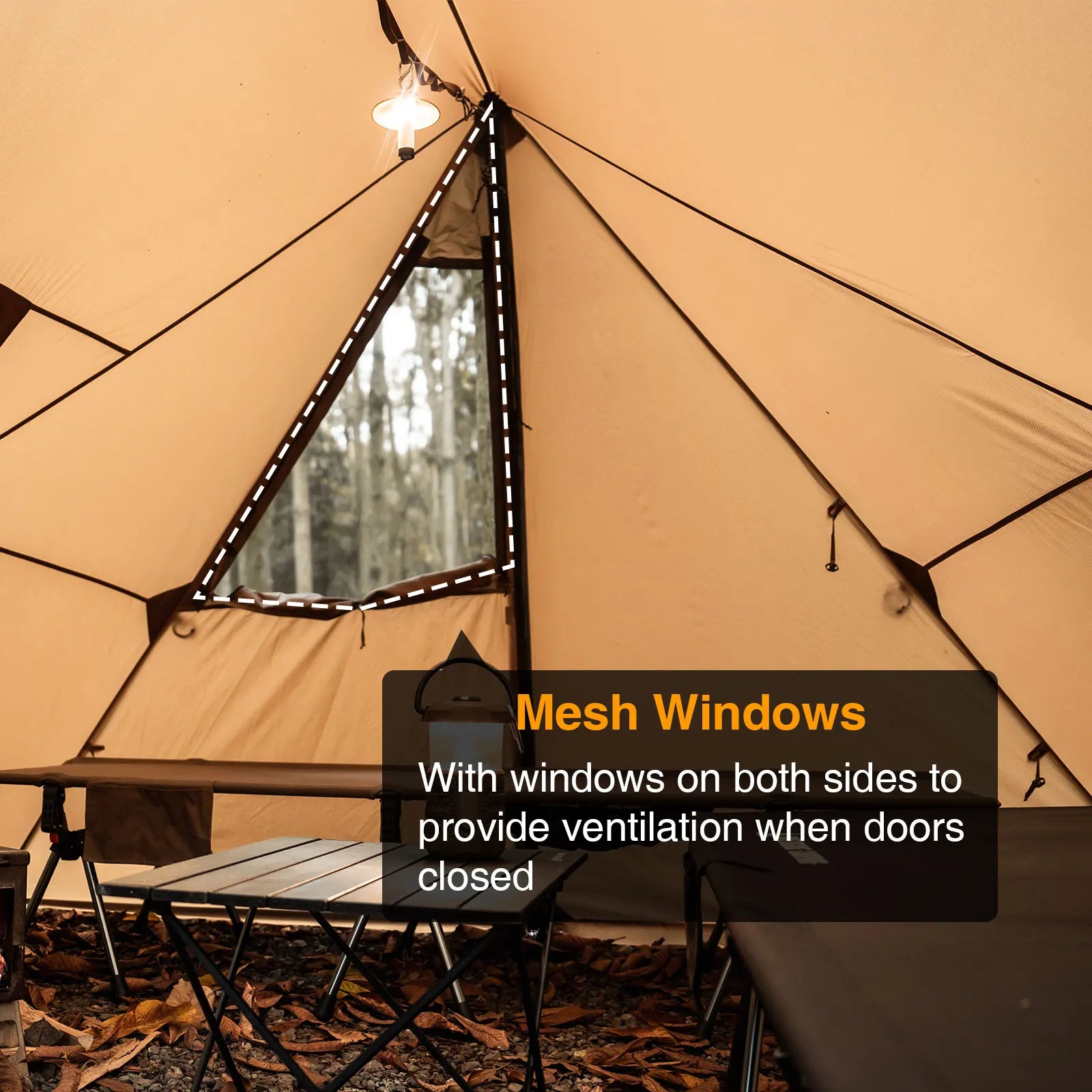 Hammock Canopy 4 Person  with Stove Jack 4 Season