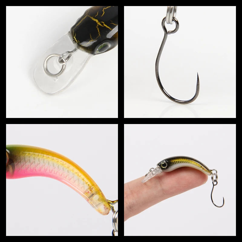 Floating Minnow Mini  Lure For Trout Bass Perch