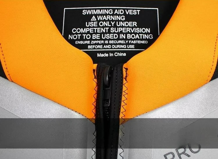 Buoyancy Vest with Zipper for Jet Ski Wakeboarding Paddleboarding