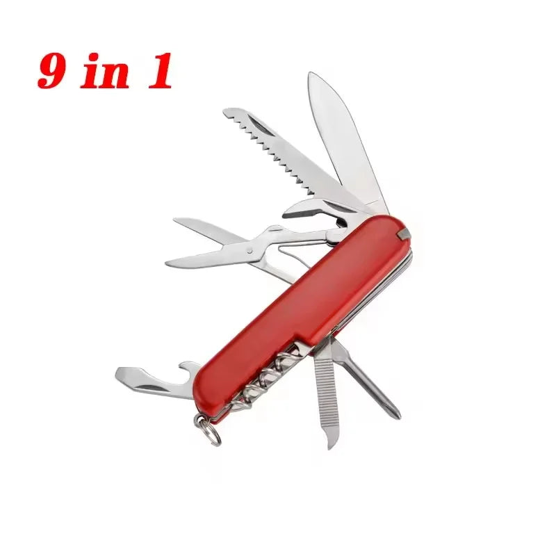 Swiss Folding Knife Stainless Steel  Survival Knife