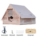 Inflatable Luxury Camping Tents With Stove Plug,