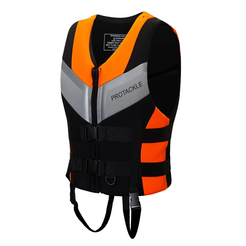 Buoyancy Vest with Zipper for Jet Ski Wakeboarding Paddleboarding
