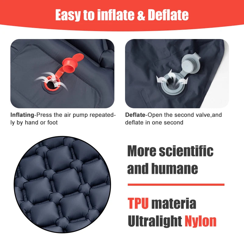 Inflatable Mattress Built-in Pump