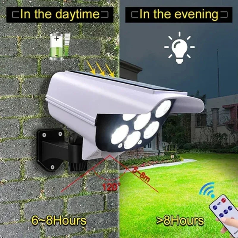 Solar Light  Dummy Camera Motion Sensor  outdoors