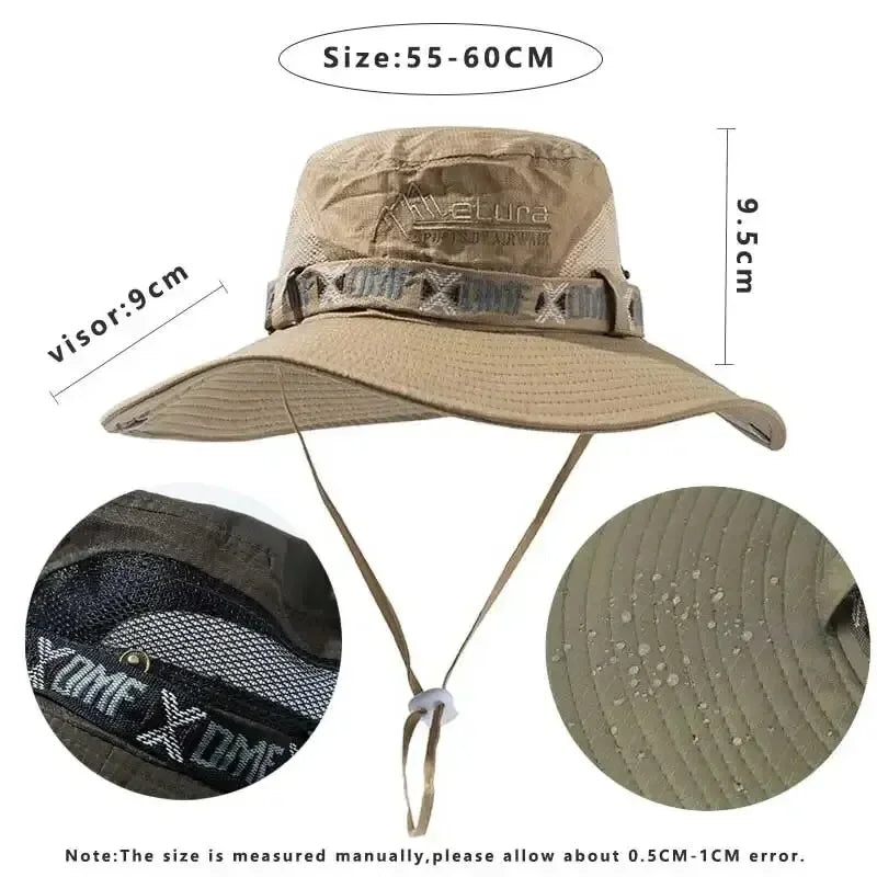 Wide Brim Men Hiking Hat