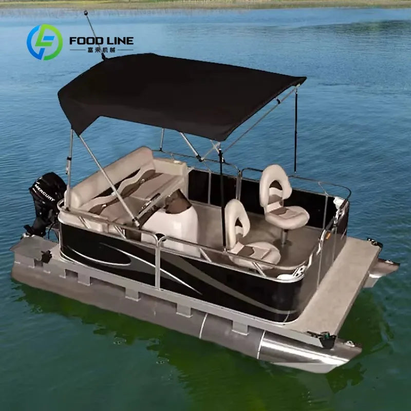 High Speed Luxury Jet Boat Aluminum Hull Inboard Engine