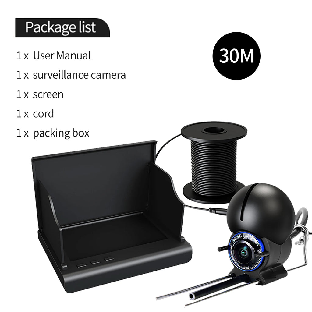 Ice Fishing Camera 1080P HD Infrared Night Vision Portable Underwater for Winter Lake  Fishing