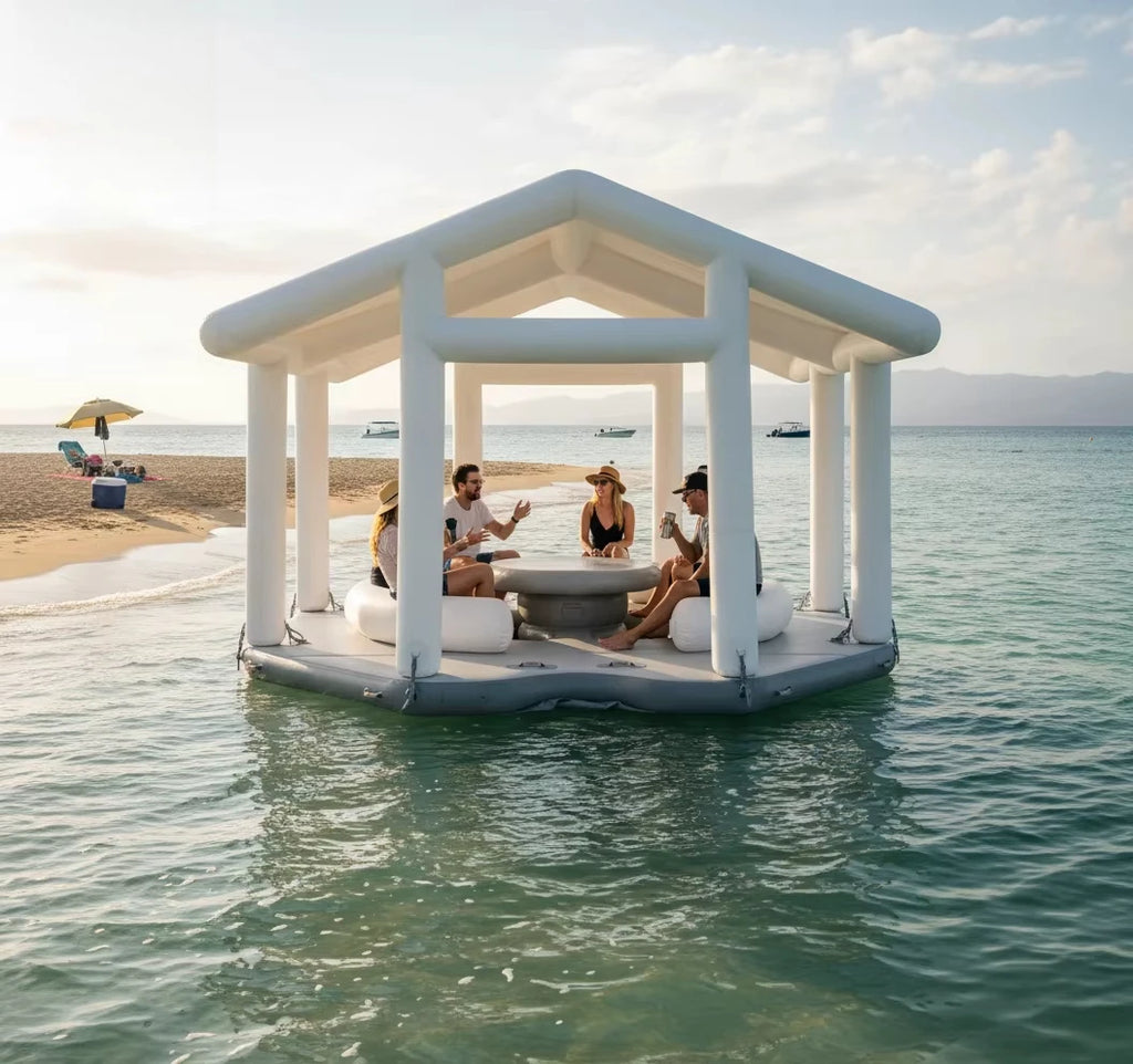 Water Party Inflatable Floating Dock Platform Sofa Boat