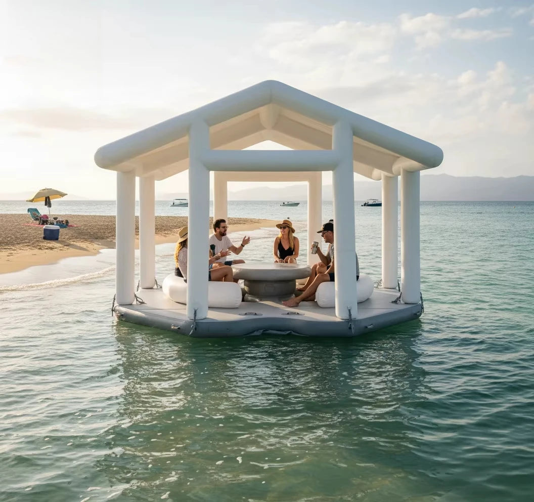 Water Party Inflatable Floating Dock Platform Sofa Boat