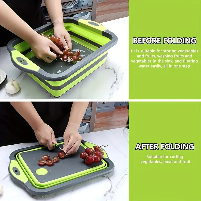 Portable Space Saving Basin with Built-in Sink