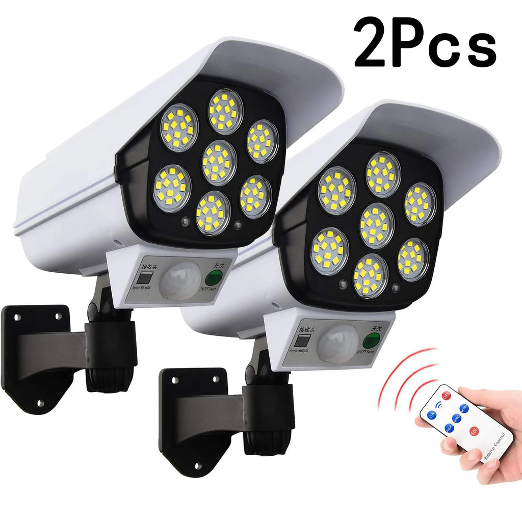 Solar Light  Dummy Camera Motion Sensor  outdoors