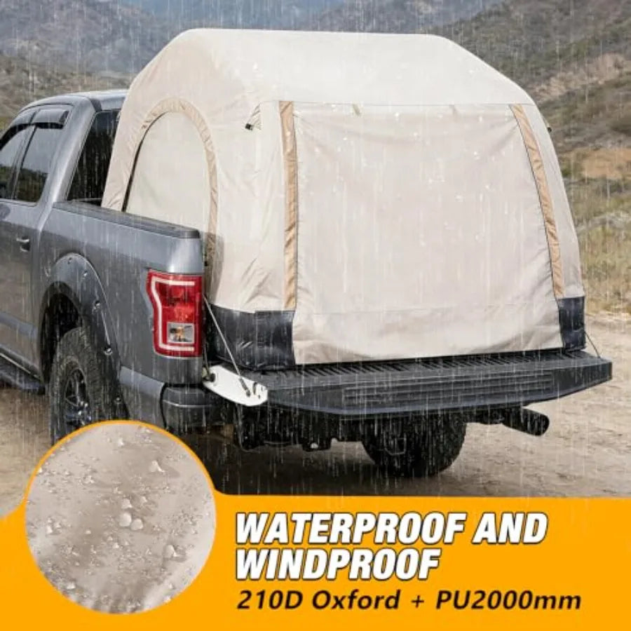 Pickup Truck Tent with Inflatable Mattress