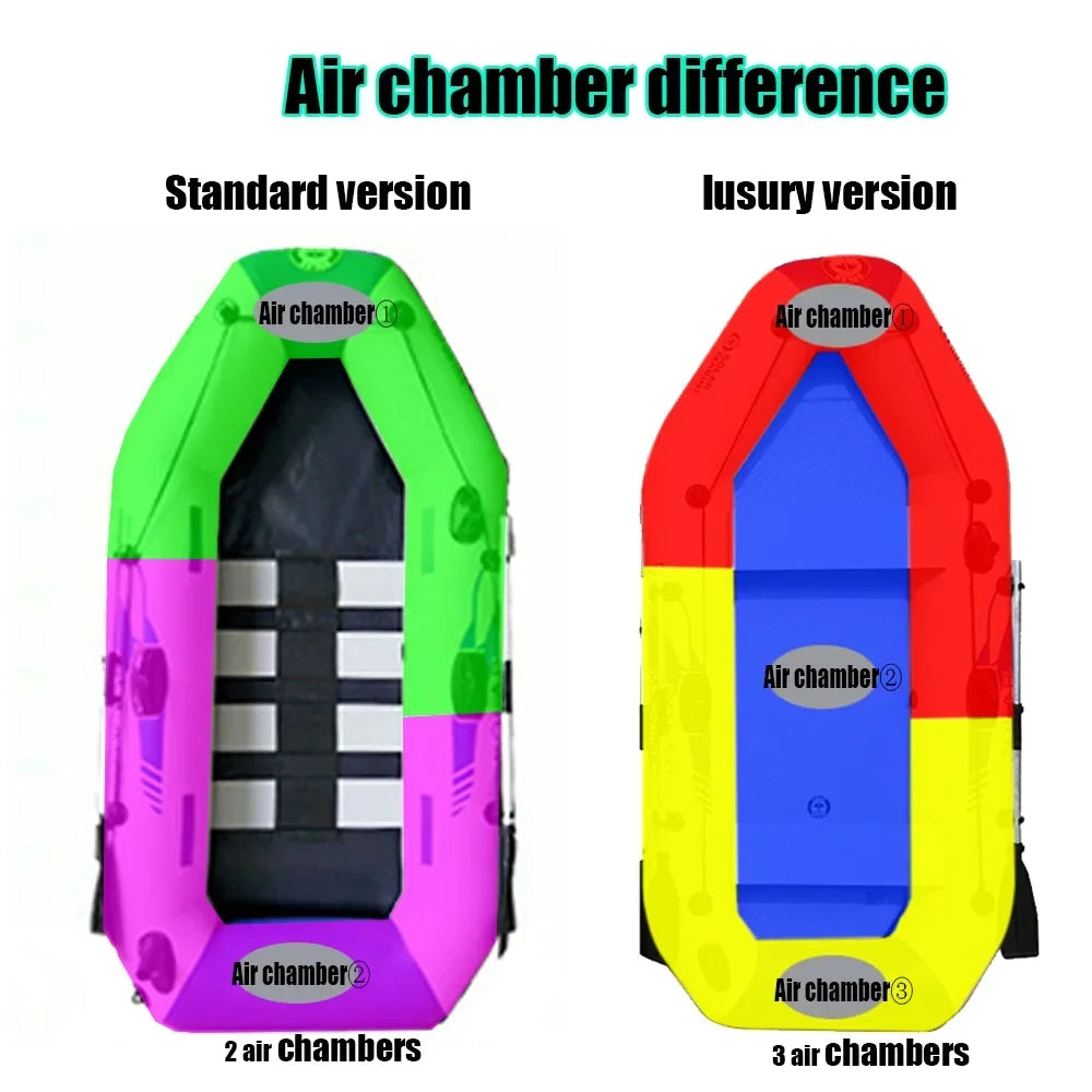 1.75-3.3m  Inflatable Boat with Slats Bottom for 1~6 Persons
