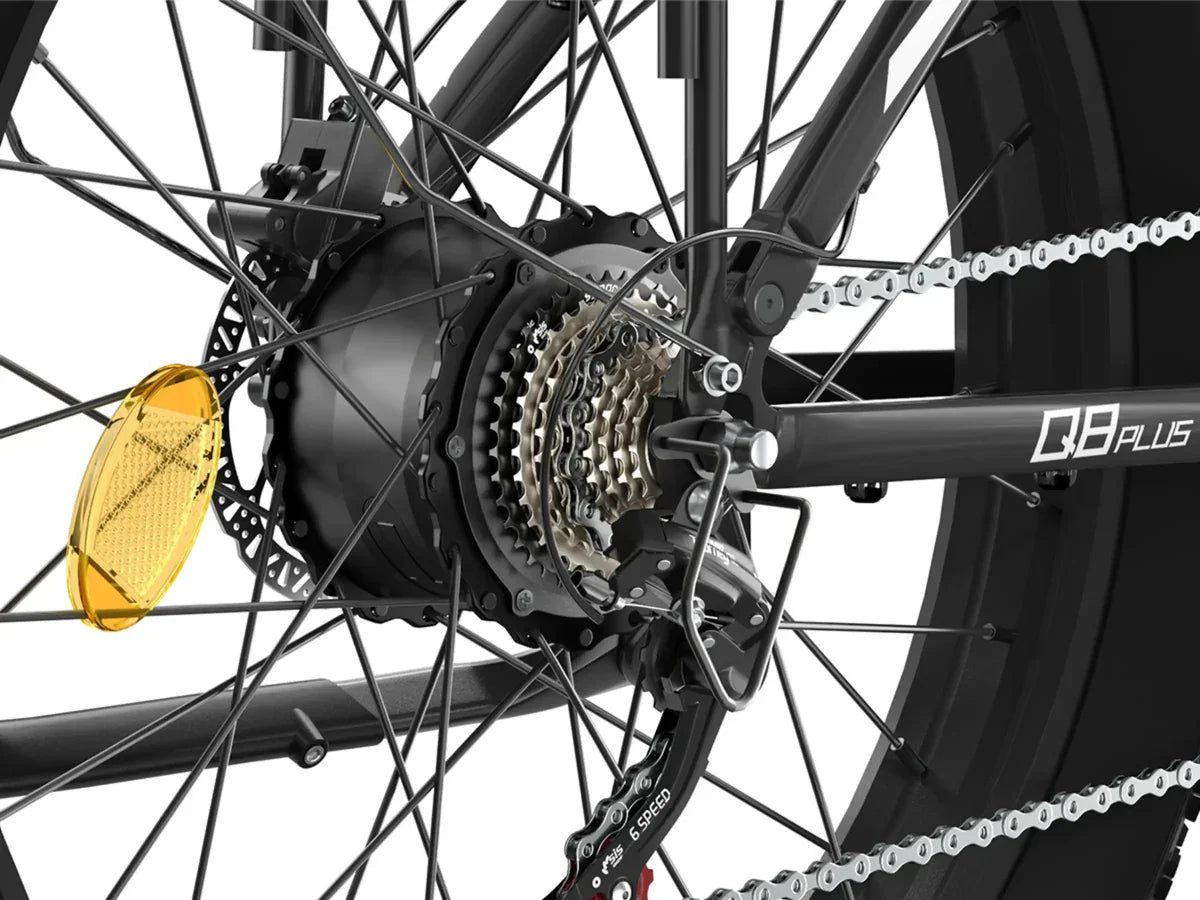 NEW Q8PLUS 5000W adult electric bicycle, 45MPH dual motor
