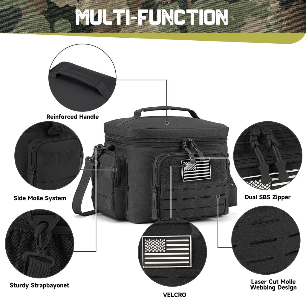Cooler Bag   Leakproof Insulated  Meal Camping Picnic