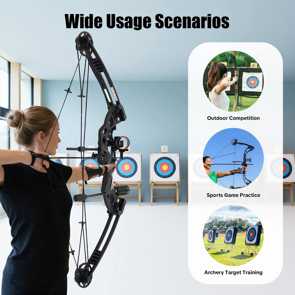 Right Handed Compound Bow Arrows Set
