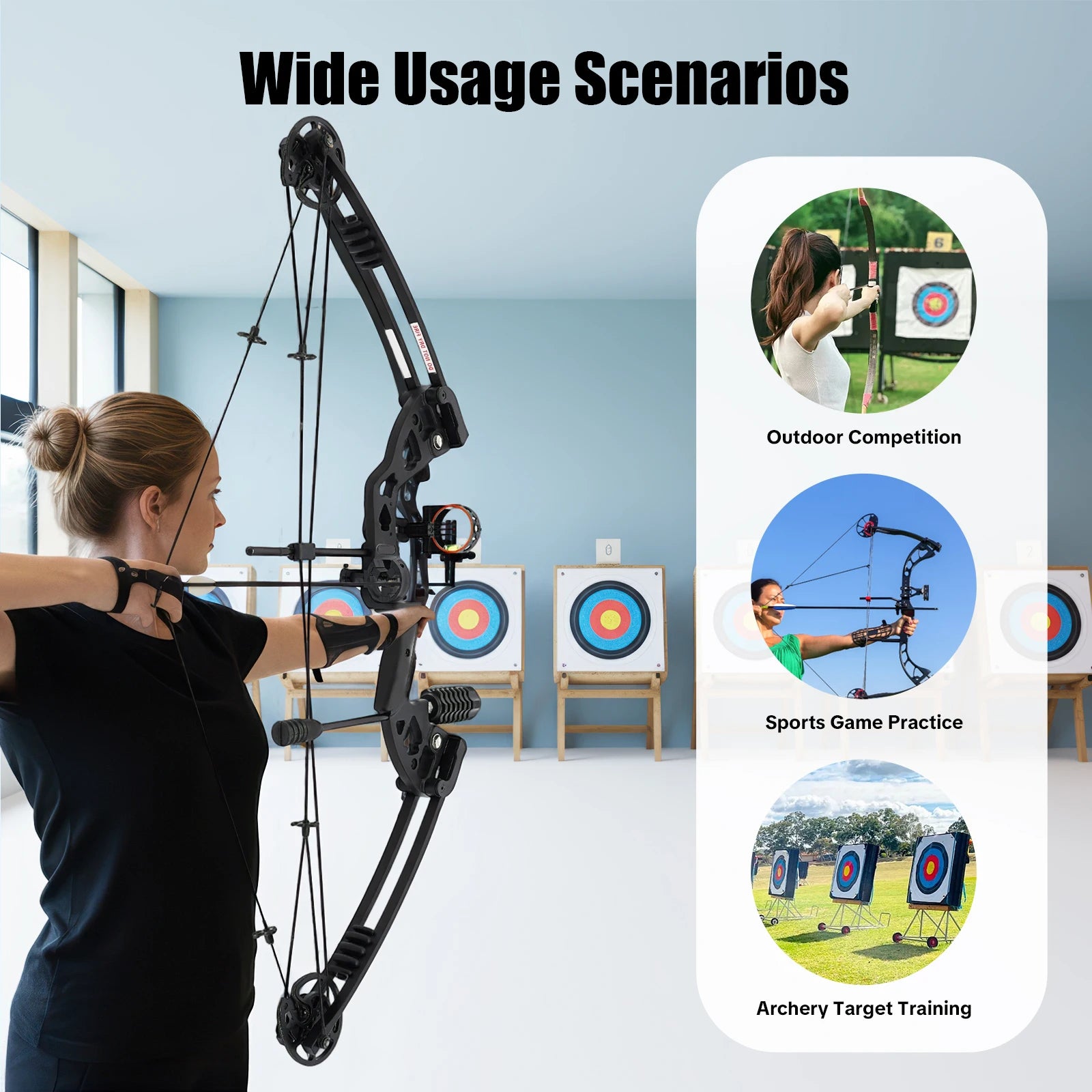 Right Handed Compound Bow Arrows Set