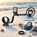 Metal Detector for Adults,8" IP68 Waterproof Coil Rechargeable