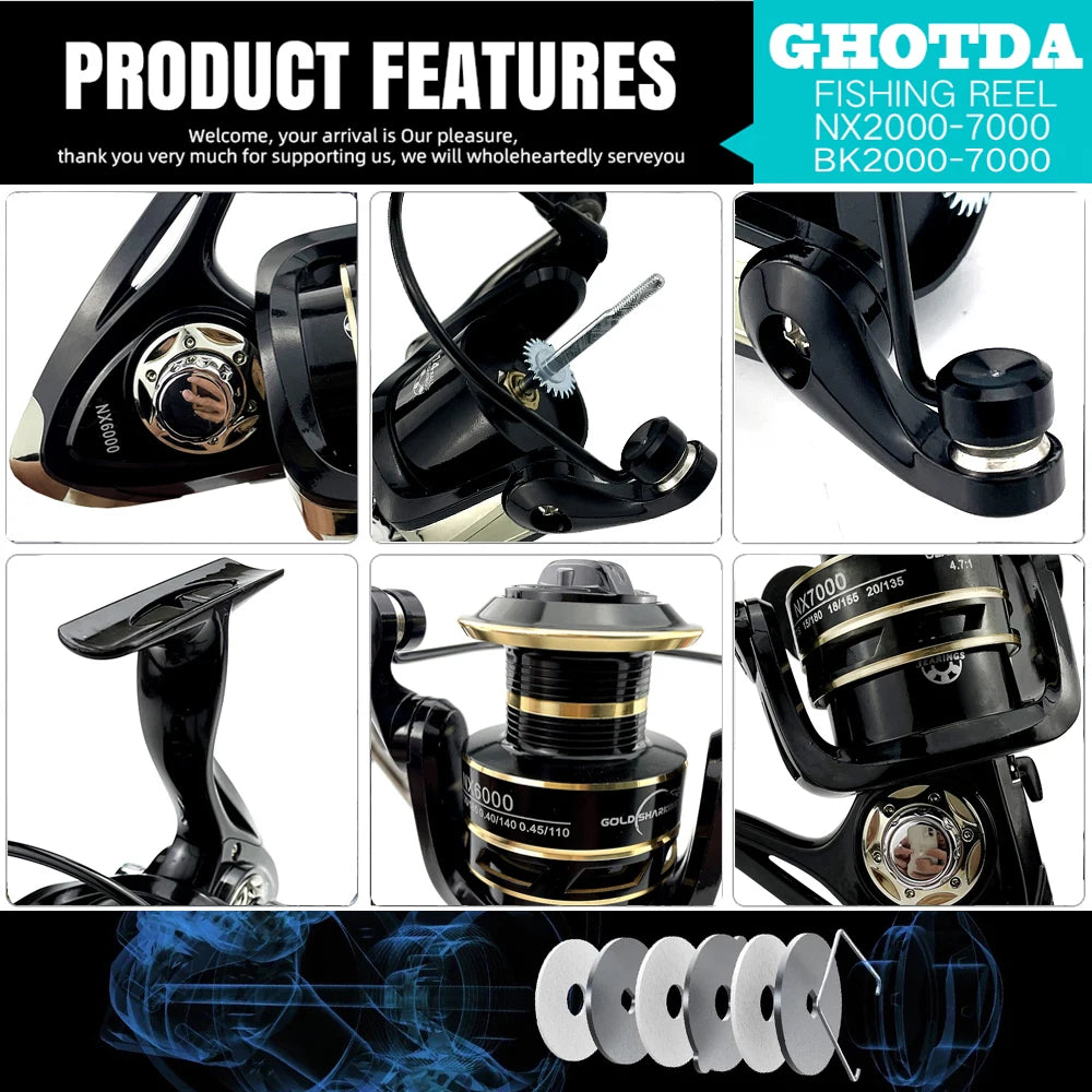 Lightweight Spinning Reel Lure Fishing Reels