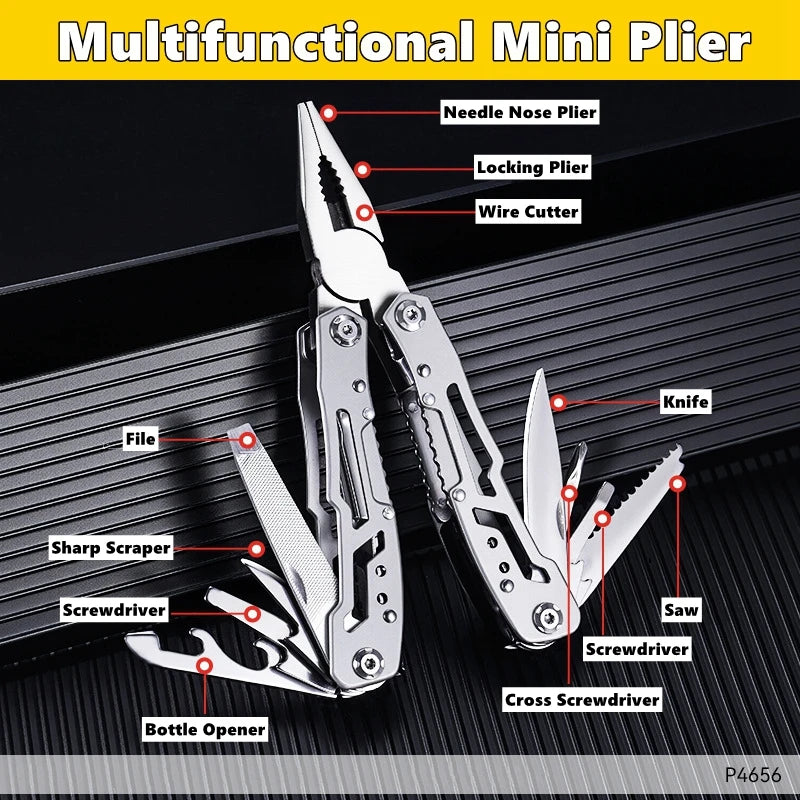Pocket Mini Folding Small Multitool Outdoor Emergency Tool