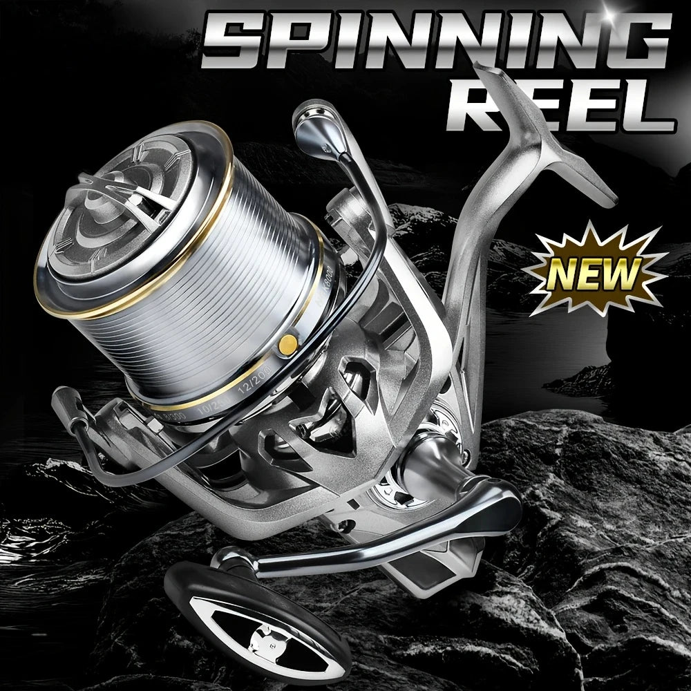 Stainless Steel Bearing Spinning Fishing Reel  Drag