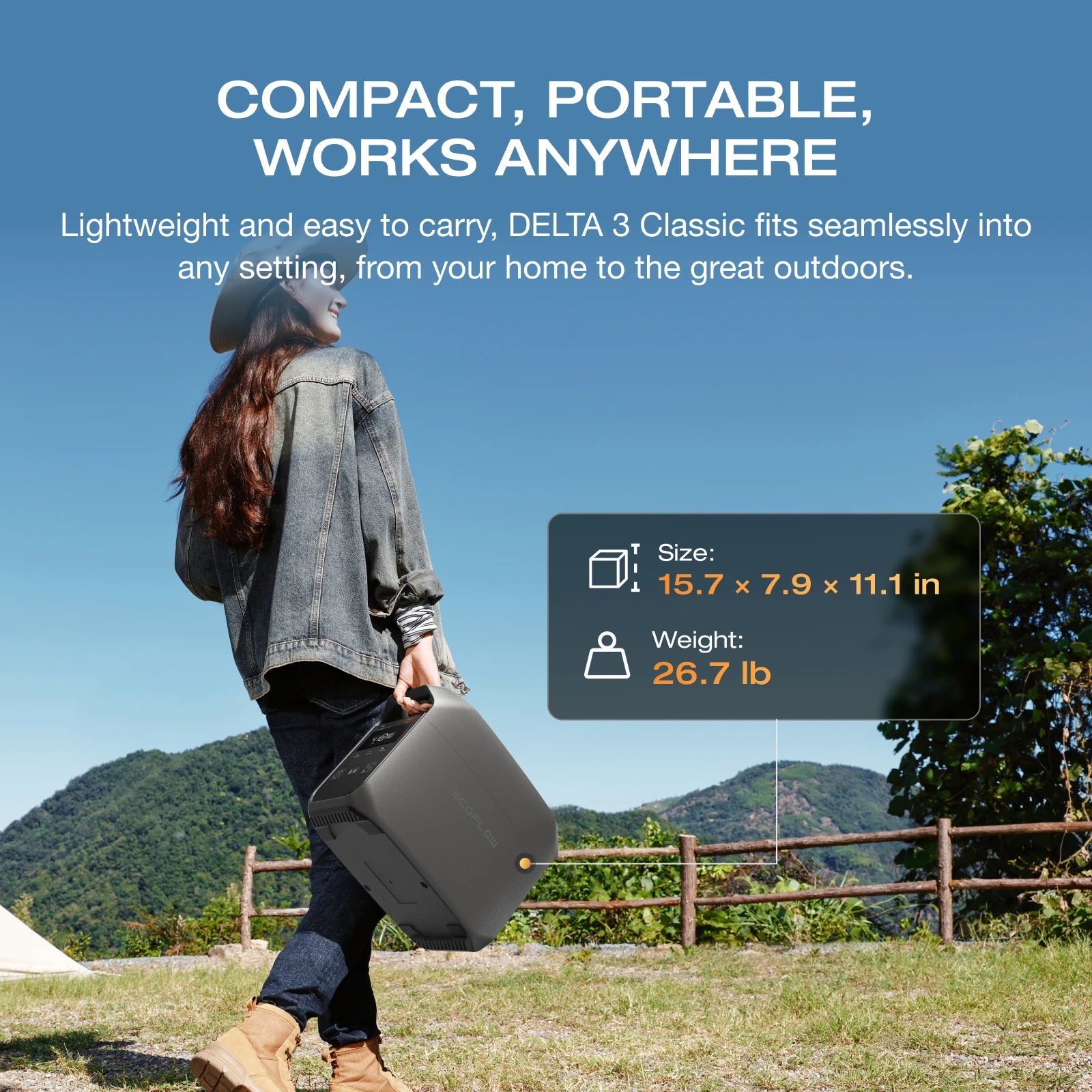 Solar Generator  Portable Power Station, 1800W