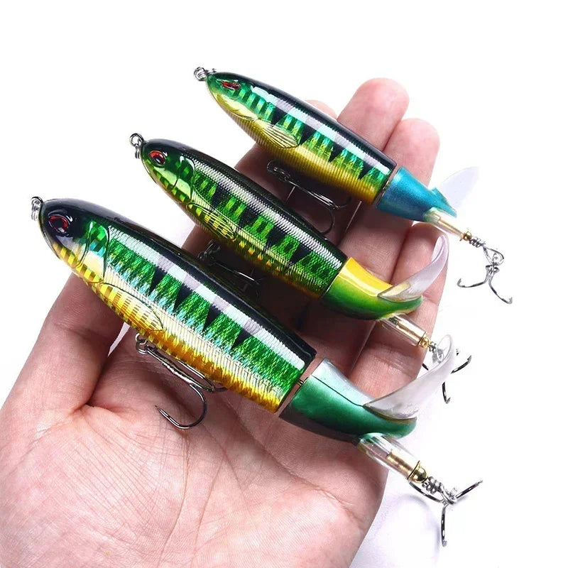 Popper Fishing Lure Set 11cm/14g Artificial  Bait