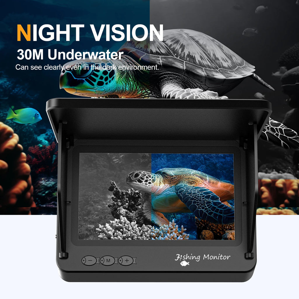 Ice Fishing Camera 1080P HD Infrared Night Vision Portable Underwater for Winter Lake  Fishing