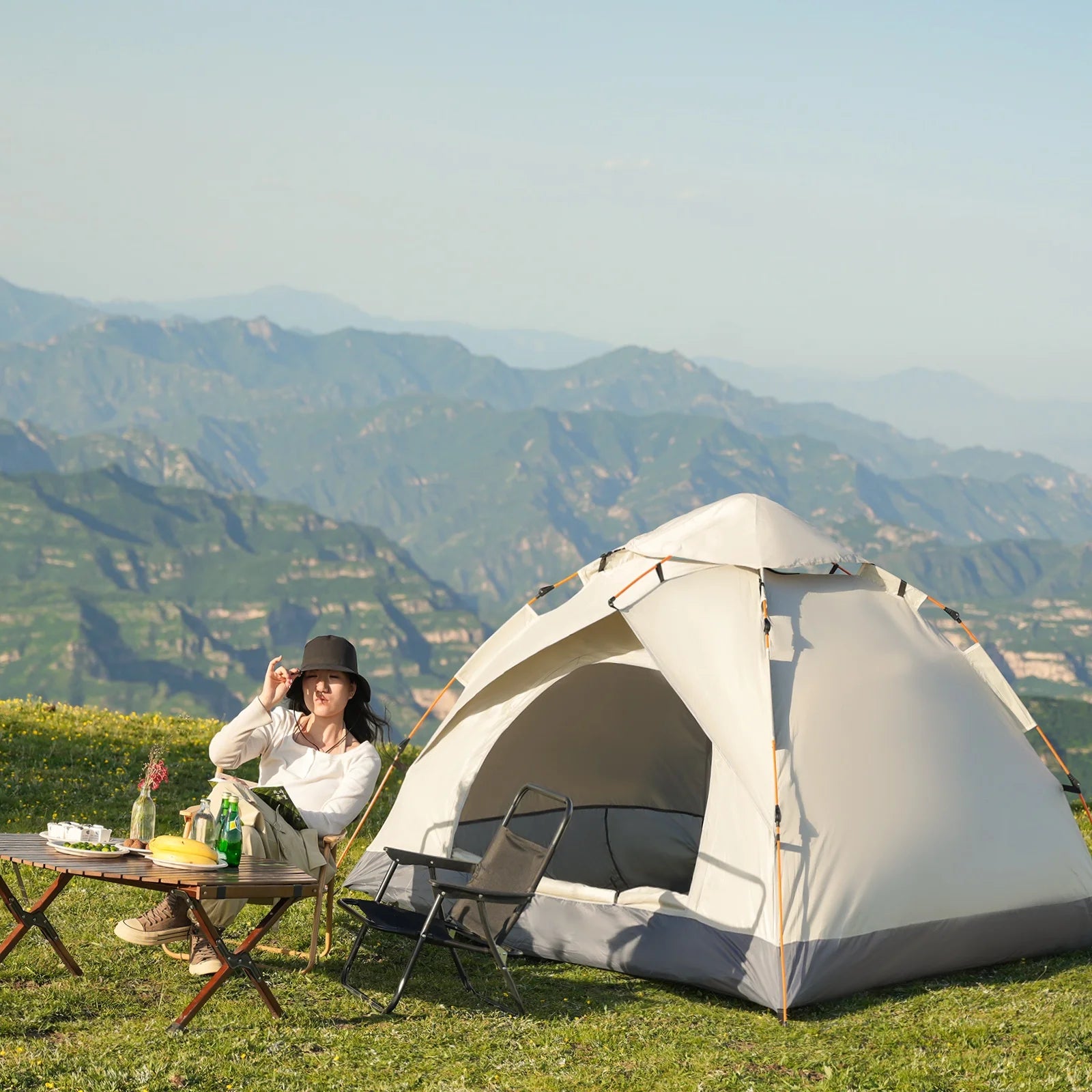 2-4 Person Camping Windproof Tents