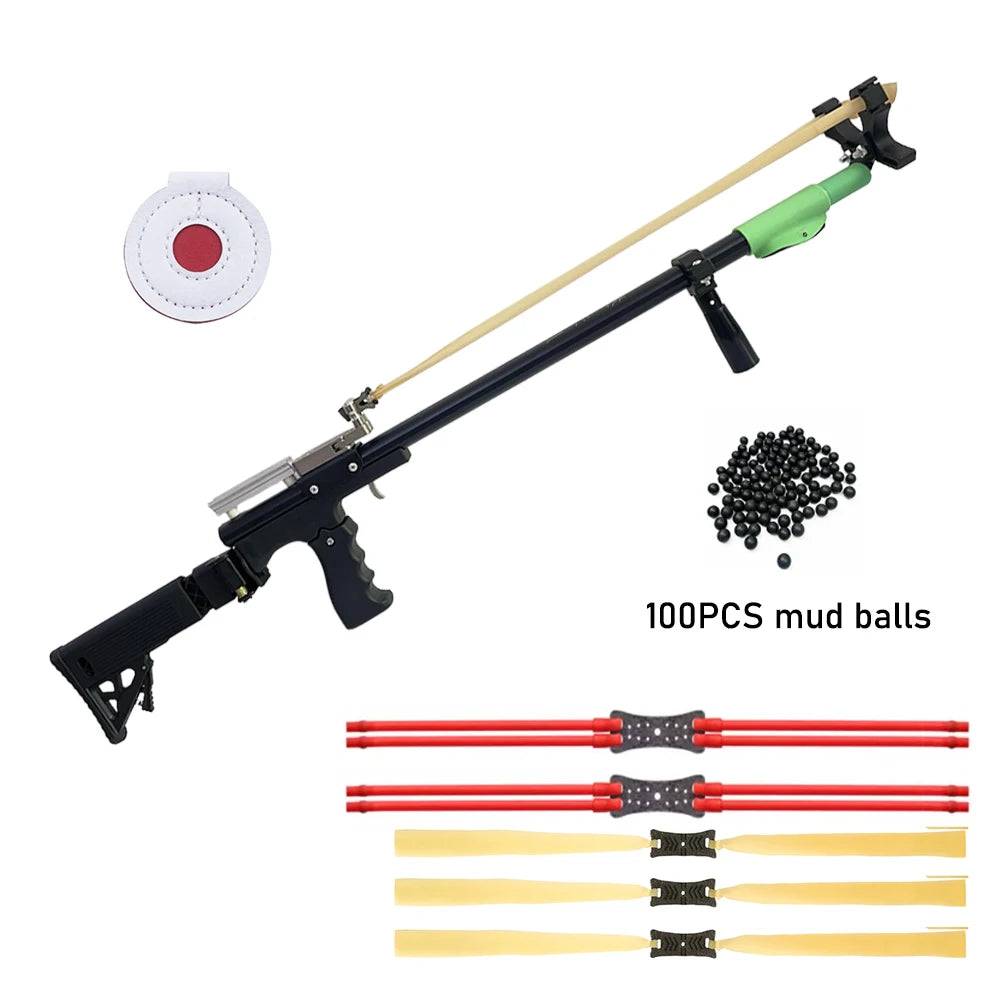 Powerful metal slingshot