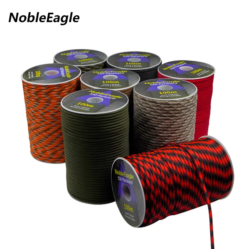 Military 550 Paracord Rope 100M Parachute Cord