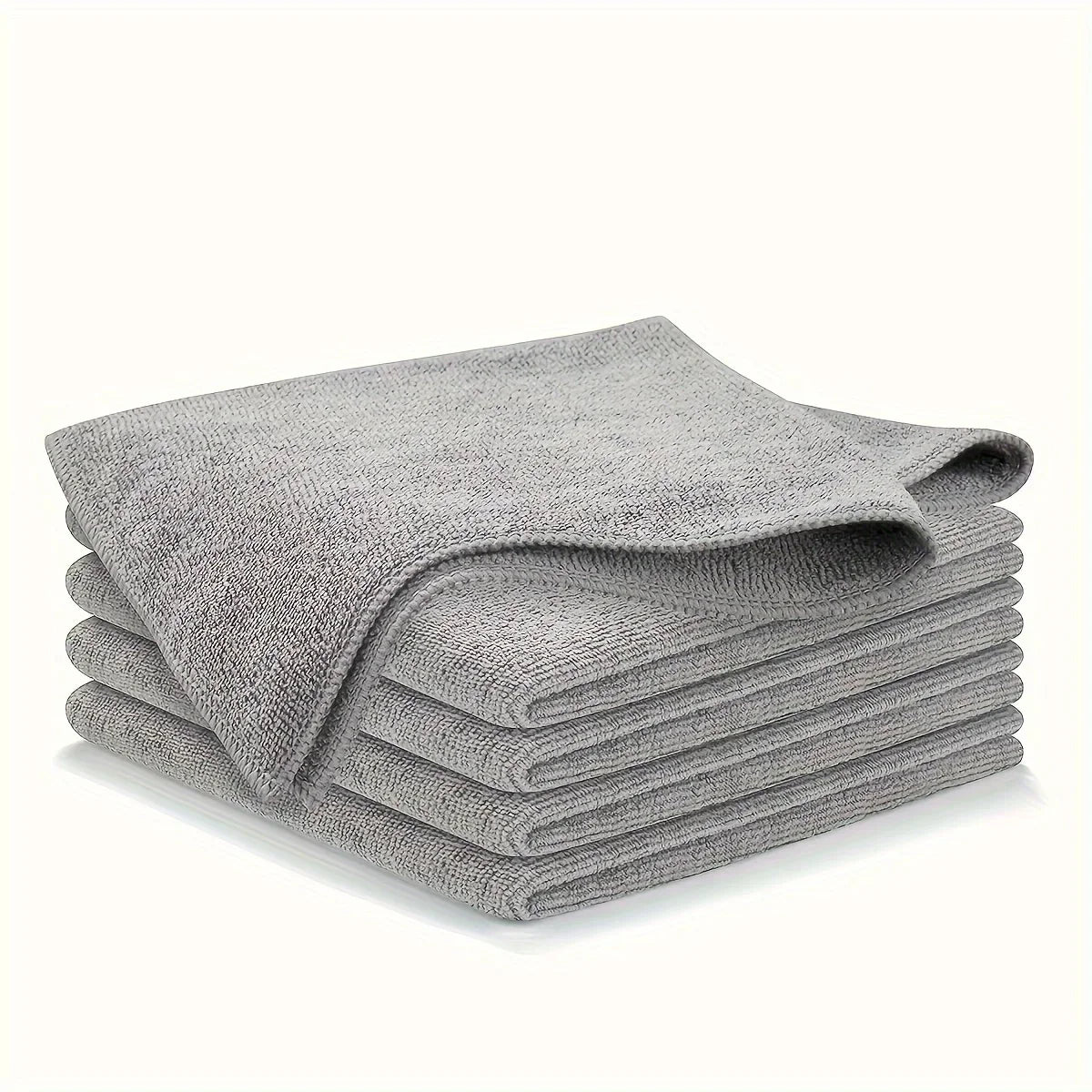 5/10/20pcs Kitchen Towel, micro Fiber Light Gray