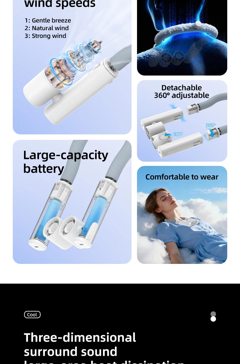 Portable Neck Fan