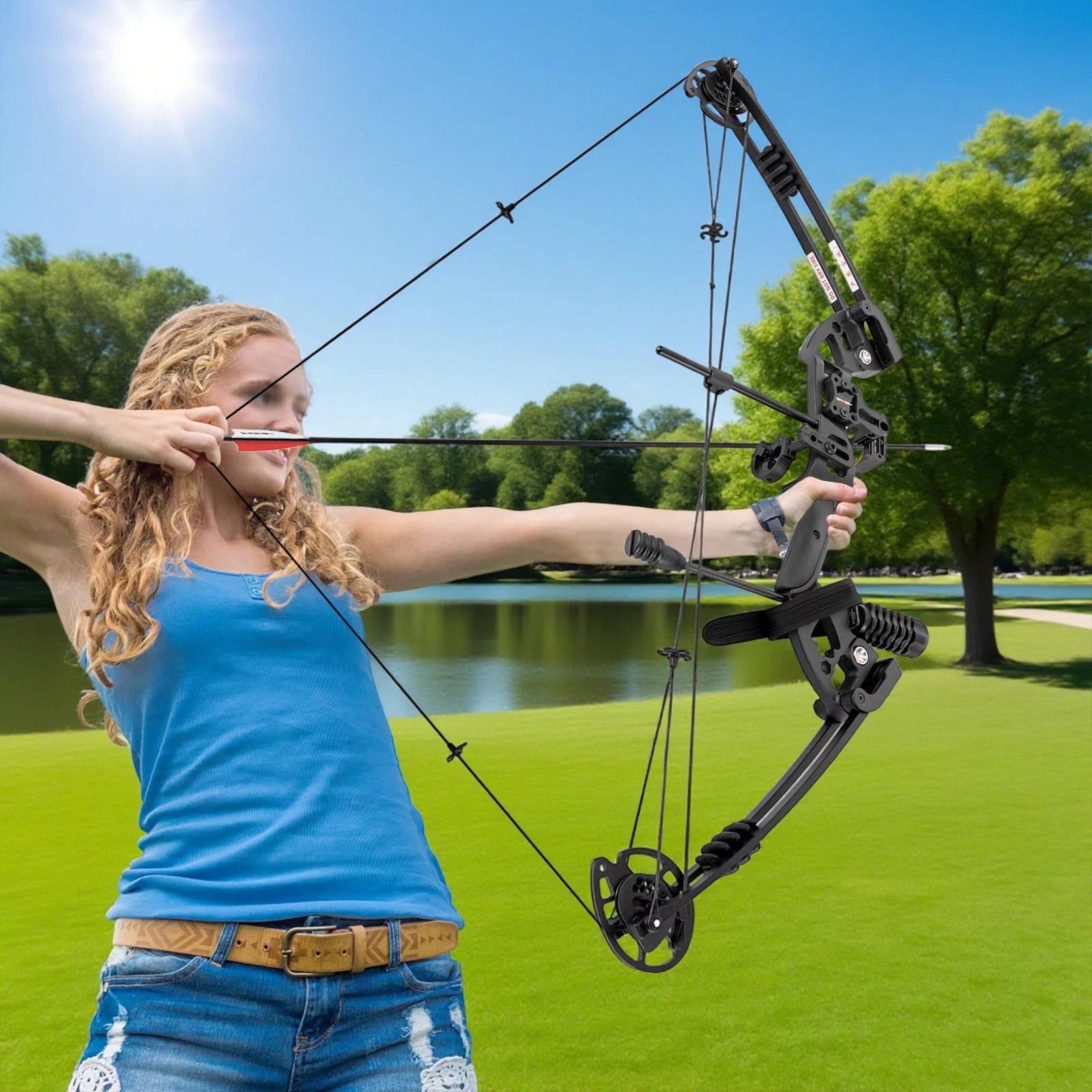 Right Handed Compound Bow Arrows Set