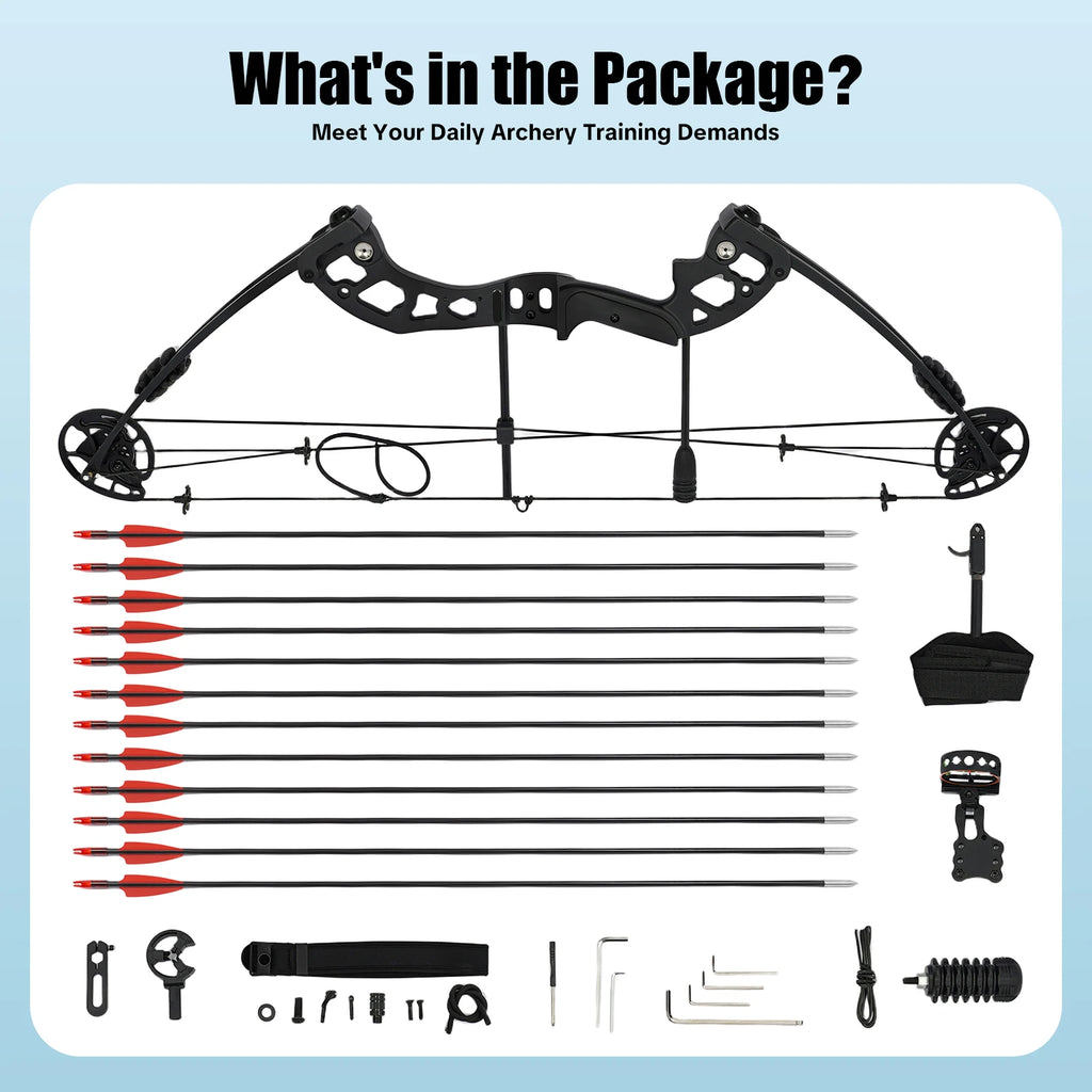 Right Handed Compound Bow Arrows Set
