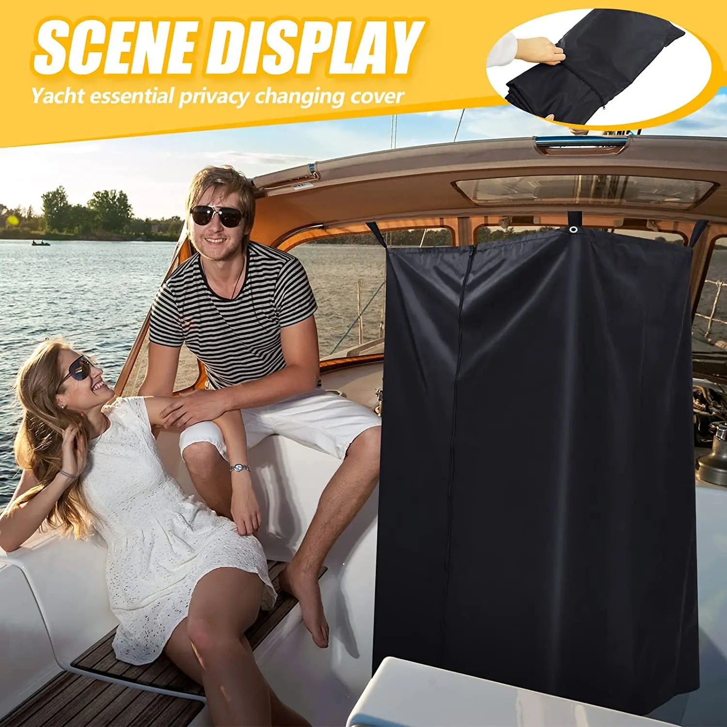 Boats Privacy Curtain Changing Room