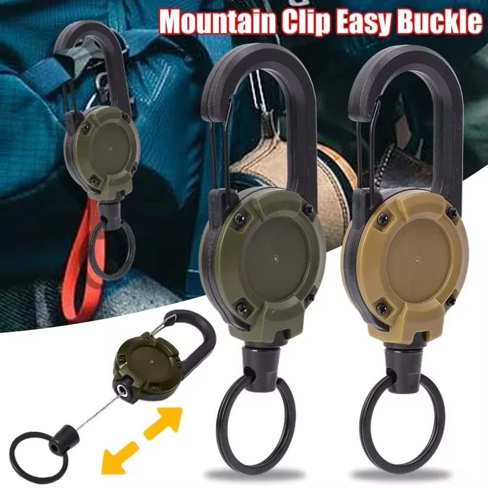 Retractable Heavy Duty Pull Reel Carabiner