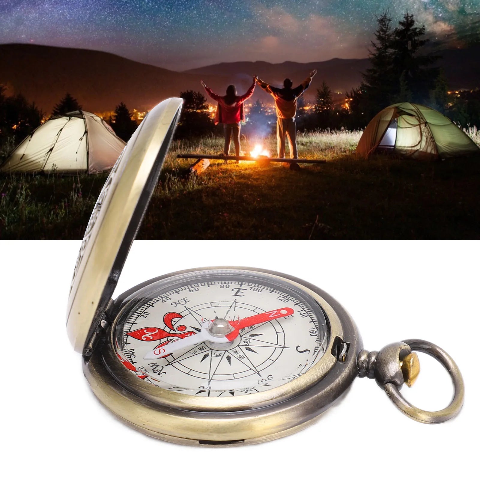 New Waterproof  Pocket for Compass to navigate outdoors
