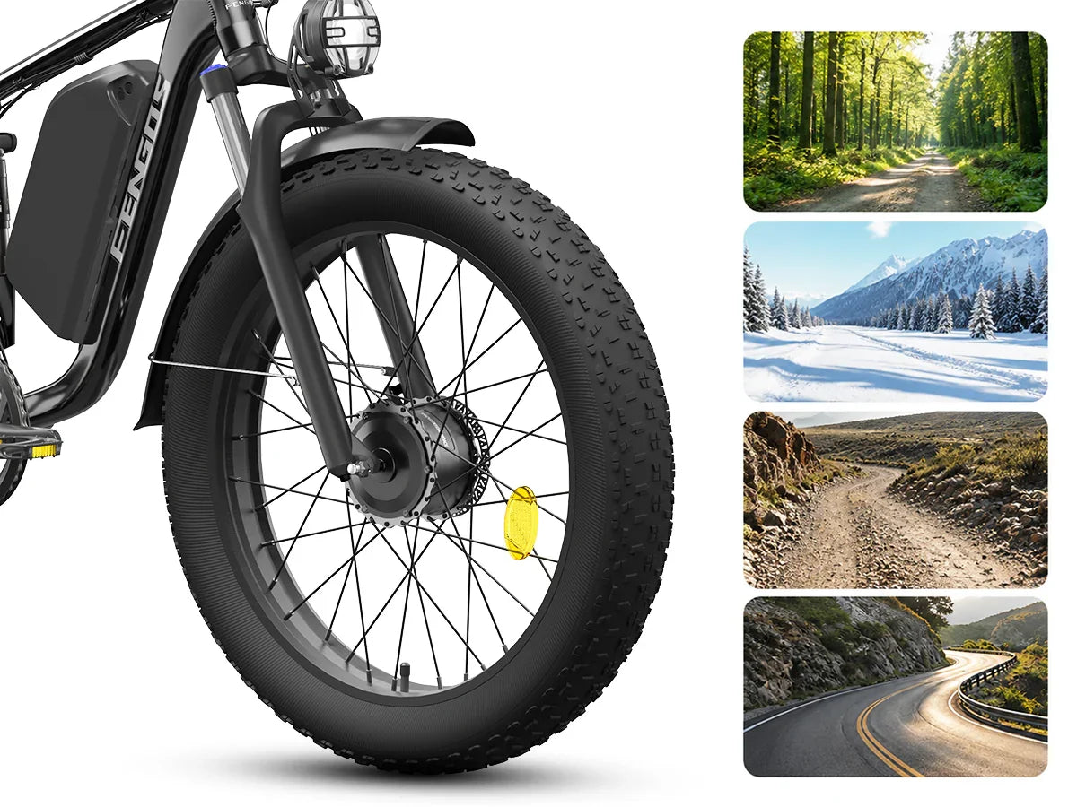 NEW Q8PLUS 5000W adult electric bicycle, 45MPH dual motor