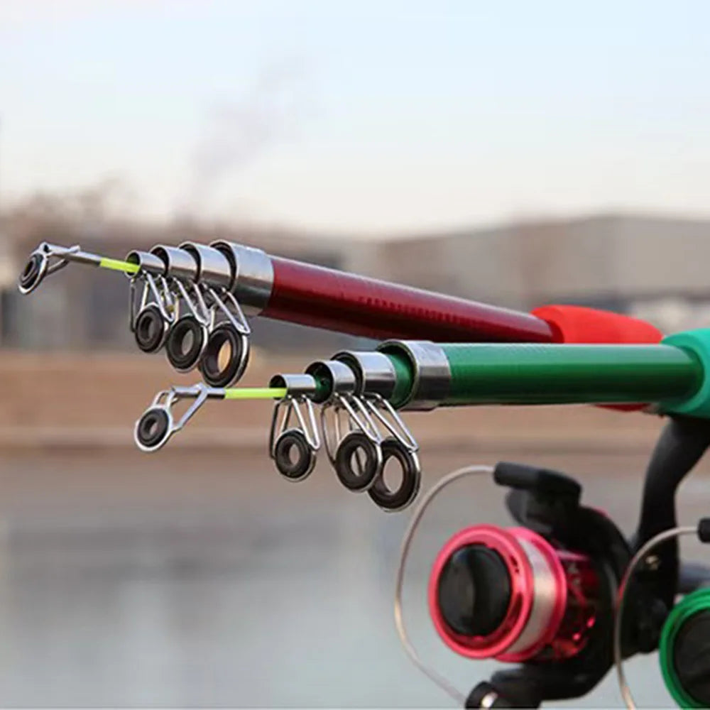 Fishing Pole Set Full Kits With Telescopic Fishing Rod